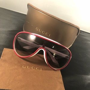 Gucci GG White Sunglasses